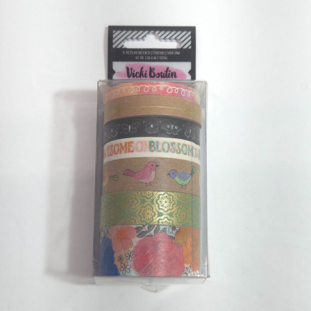 Vicki Boutin All The Good Things Washi Tape Rolls Scrapbooking American Crafts